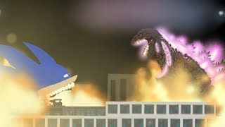 Shin sonic vs Shin godzilla