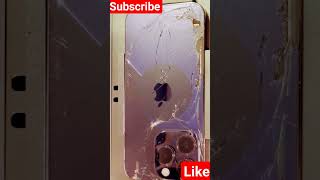 IPhone back glass removing by Lazer #viral #trending #iphone #boomstick