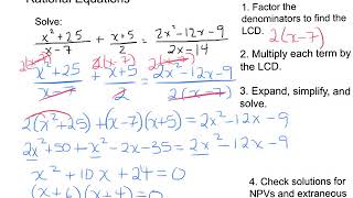 20.6.4 Rational Equations