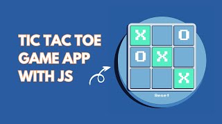 Build Your Own TIC TAC TOE Game App With HTML, CSS And Javascript!