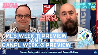 The MLS and CanPL Weekend Preview SCHEDULE AND STANDINGS BREAKDOWN - Soccer Today (May 13th, 2022)