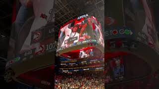 LIL BABY & JAYDA AT THE HAWKS GAME #atlanta #viral #shorts