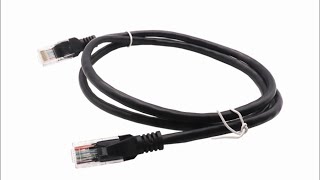 CCA Cat5e  Black Patch cord