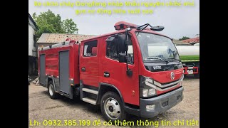 Xe chữa cháy Dongfeng nhập khẩu nguyên chiếc nhỏ gọn mà hiệu suất cao