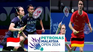 LOLOS LOBANG JARUM.. ‼️Rehan/Lisa INDONESIA 🆚 Lamaduss/Louhao JERMAN || MALAYSIA OPEN 2024