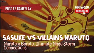 NARUTO VILLAINS vs UCHIHA SASUKE Naruto x Boruto: Ultimate Ninja Storm Connections POCO F5