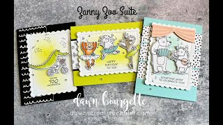 REPLAY FB Live #79 - Sneak Peek 3 super cute cards creating w/ Zanny Zoo!