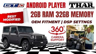 GT10Android Installed In Mahindra Thar OEM #gt10 #android