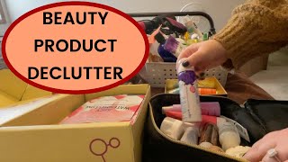 Decluttering Beauty Products I Don't Use | Vlogmas Day 8