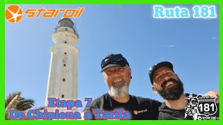 Ruta 181🛣Etapa 07🏍 Este es nuestro DESAFIO DE LOS FAROS 🛣🏍 De Chipiona a Tarifa