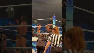 Drew McIntyre Claymore to Jinder Mahal at SmackDown 22 April 2022