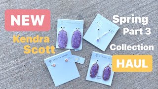 New Kendra Scott SPRING 2020 PART 3 Haul | Lilac Bronzed Veined Stone