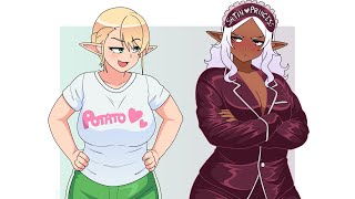 Plus-Sized Elf: Also, Cute Pijamas |Nico Neko Art comic