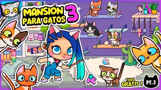 🐾🎨 ¡Cómo hacer una DECORACIÓN GRATIS para GATOS en la MANSIÓN HOUSE MAKER (Sala de Juego) PARTE 3! 🏡