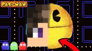 ME TRANSFORMEI NO PAC MAN E JOGUEI O JOGO DELE NO MINECRAFT !