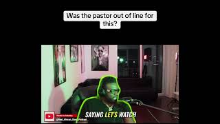 Pastor speaking sexual during church service is disturbing 😳