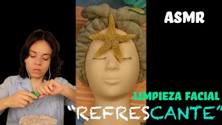 ASMR Spa limpieza facial refrescante | Leslie ASMR