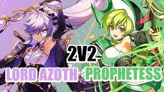 PROPHETESS AND LORD AZOTH IS A GOD COMP! | ELSWORD/엘소드 (PROPHETESS/프로피티스 and LORD AZOTH/로드 아조트 2V2)