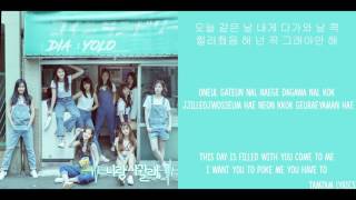 Will You Go Out With Me - DIA Lyrics [Han,Rom,Eng]