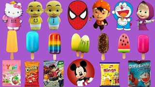 Hunting Es Krim Balon Spiderman Permen Yupi Upin Ipin Doraemon Baby Shark Ikan Hiu 49