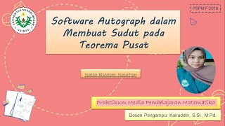 Software Autograph dalam Membuat Sudut pada Teorema Pusat