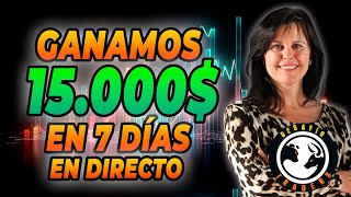 15.000$ en 7 días | #tradingenvivo | 💪 #DesafíoTraders 💪