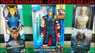 Bonecos Thor Ragnarok Eletronico, Loki Ragnarok, Cavaleiro da Lua (Moon Knight) - Review