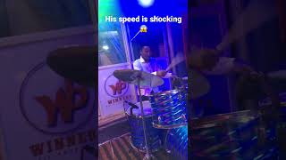 What level of speed is this? 😬🔥 #speed #fast #drums #trending  #studio #drumming #drummer #playing