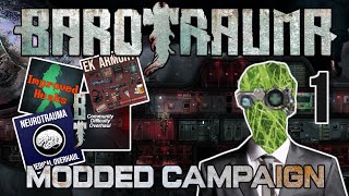 🔴1# | Modded Barotrauma with the bois | Modded Campaign 🔴