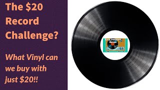 The $20 Vinyl Record Challenge! (#vinylcommunity)