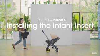 How to install the infant insert | Doona i Car Seat & Stroller