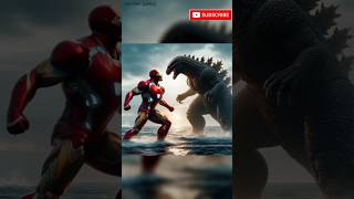 IRONMAN DEFEATING GODZILLA!!😱😱💥(Iron vs Beast)#trending #marvel #dc #shorts