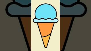 Cornetto | How to Draw Ice Cream | Ice Cream Drawing | Draw and Color Ice Cream | Draw Cornetto