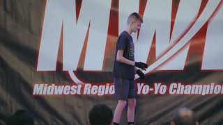 Gavin Herrmann — 1A Sport — Ages 10 to 12 —  6th Place — Midwest Regionals 2024 Yo Yo Contest