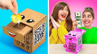 GENIUS CARDBOARD CRAFTS FOR SMART PARENTS!👨‍👩‍👧‍👦👩‍⚕️ Safety Hacks You’ll Love by 123 GO Live!