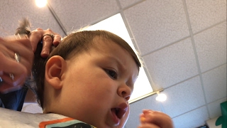 Nicholas' First Haircut