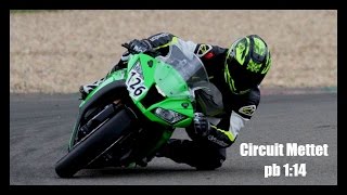 2012 Kawasaki Ninja ZX10R My personal best at circuit Mettet Jules Tacheny Belgium