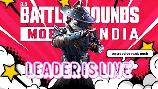 Aggressive Rank Push🔥@LEADERISLIVE21  #bgmi 3.4 | Tamil🔞| #bgmilive #bgmi #tamilgamer #pubgmobile