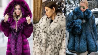 2024 Most Popular Flattering Collection Fur Coat for Girls#winter dress #furcoat #Gucci #hollywood