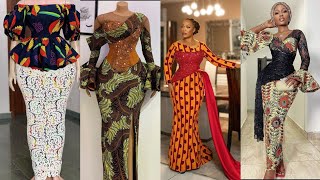 2024 Latest Ankara Styles; Stylish Nigerian Ankara Designs For Ladies | Beautiful Ankara Gowns