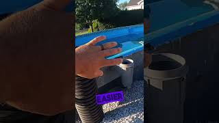 How Backfill a fiberglass pool tip #pool #fiberglasspools #construction