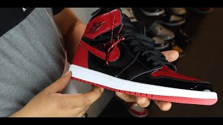 Jordan 1 Retro High OG Patent Bred Sneaker Review