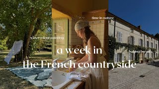 a week in the French countryside 🇫🇷 | baking bread, horseback riding and quality time