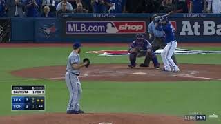 José Bautista’s Unforgettable Homerun And Bat Flip Vs. The Texas Rangers