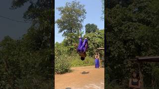 She didn't expect my back flip!😳🔥 #trending #dance #danceclothes