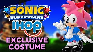 IHOP EXCLUSIVE Retro Diner Style Amy Costume - Sonic Superstars Gameplay