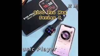 S100 Pro Max 🔥4 Straps | Big Screen Display | Music Control Player | Series 9 #youtubeshorts