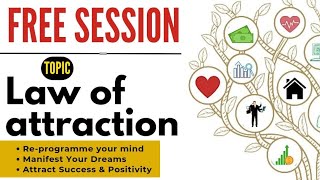 😍FREE SESSIONТОРІС Law of attraction• Re-programme your mind• Manifest Your Dreams• Attract #shorts