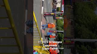 TT2023 SuperTwins St Ninians Crossroads #TT2023 #racing #StNinians