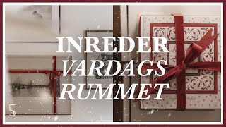 Inreder vardagsrummet inför jul!